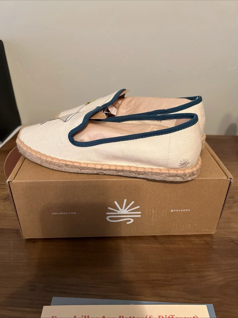 Soludos Espadrilles smoking dry martini Cocktail Embroidery